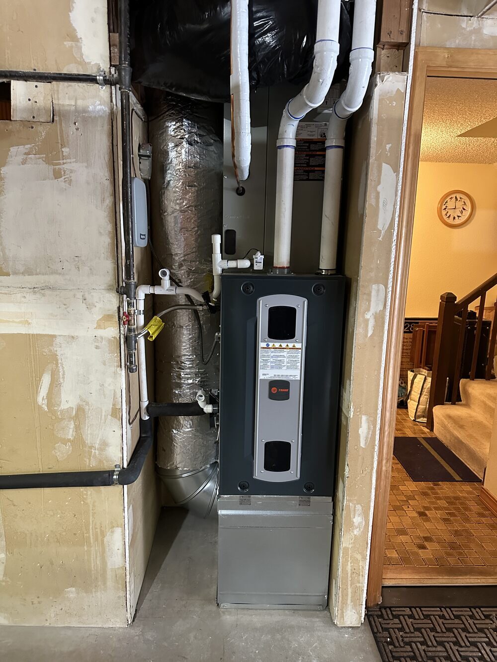 Trane furnace installed by Northwest Thermal Solutions